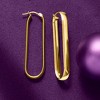 Ross-Simons Italian 14kt Yellow Gold Paper Clip Link Hoop Earrings - 4 of 4