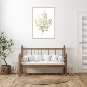 Amanti Art Neutral Algae III by Jennifer Goldberger Wood Framed Wall Art Print - 1 of 4