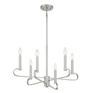 Designers Fountain Summit 6 - Light Chandelier in  Brushed Nickel - 1 of 1