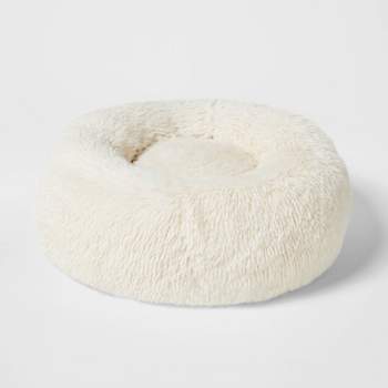 Donut Bolster Dog Bed - Boots & Barkley™ - Cream - S