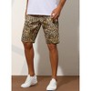 INSPIRE CHIC Men's Summer Regular Fit Animal Printed Shorts - 2 of 4