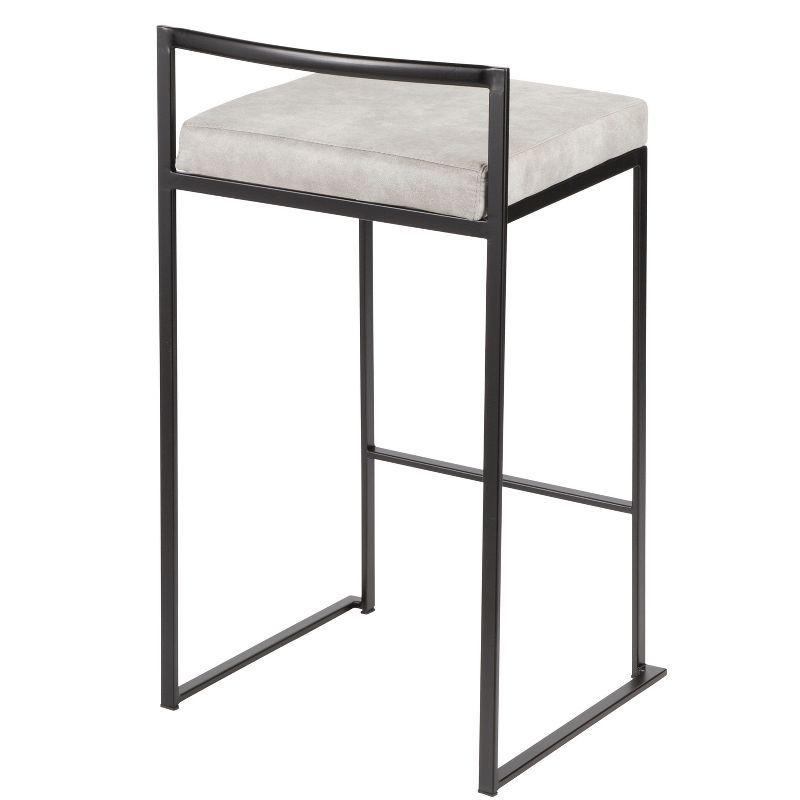 Set of 2 26" Fuji Contemporary Counter Height Barstools - LumiSource, 6 of 15
