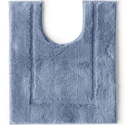 Lands' End Cotton Non-skid Contour Bath Rug