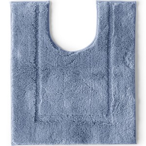 Lands' End Cotton Non-skid Contour Bath Rug - 1 of 2