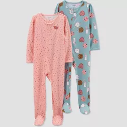 Carter's Just One You® Toddler Girls' 2pk Footed Pajama