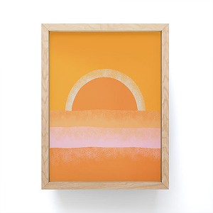 Alisa Galitsyna Warm Sunset Framed Mini Art - Society6 - 1 of 3