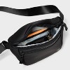 Premium Belt Fanny Pack Bag - Black - All In Motion™ - 2 of 3