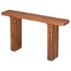 NicBex Modern L-Shaped Console Table,Entryway Table with Solid Wood Veneer,Sofa Table for Living Room,Hallway,Entryway - 3 of 4