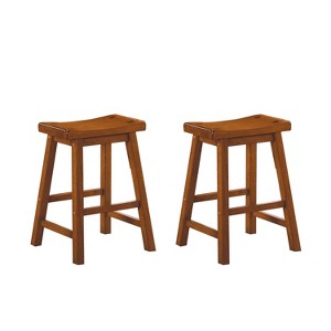 NicBex Dining Chairs Set of 2 Backless Saddle Casual Dining Home Furniture Seat Counter Stools for Kitchen, Bedroom - 1 of 4