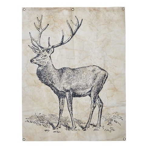 tagltd Stag Wall Art 27 x 0.06 x 36 Inches. - image 1 of 2