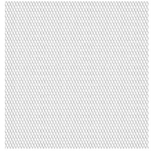 vidaXL Garden Wire Fence Stainless Steel 39.4"x33.5" 1.8"x0.8"x0.2" - 1 of 3