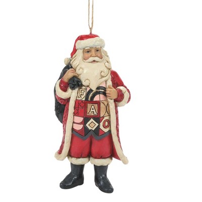 Jim Shore Santa W/toy Bag Ornament - One Ornament 4.5 Inches - F A O ...