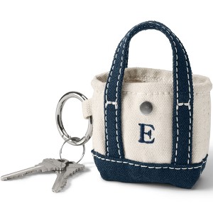 Lands' End Pre-Monogrammed Letter S Micro Canvas Tote - 1 of 3