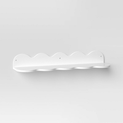 24" Wavy Wall Shelf White - Room Essentials™