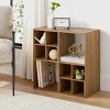 Racxily 4-Cube Storage Organizer Bookshelf -stylish Storage Organizer Book Case for Home Bedroom Office, Easy Assembly - 2 of 4