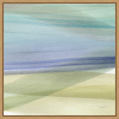 16" x 16" Soft Summer IV by Mercedes Lopez Charro Framed Wall Canvas - Amanti Art