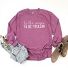 Simply Sage Market Women's Tis The Season To Be Freezin Long Sleeve Garment Dyed Tee - image 3 of 4