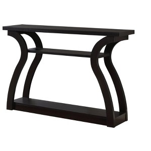 Sapphtopaz Modern Console Table with Unique Curved Design Narrow Entryway Table with Sturdy Base Accent Couch Table for Living Room,Entryway - 1 of 4