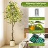 Garvee 5/6FT Artificial Lemon Tree Potted Plant with 15 Lemon Fruits, With LED lights and flower pots， for Living Room, Bedroom or Office Decor - 3 of 4