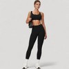 Anna-Kaci Active Women's Seamless High Waist Compression Leggings with Sculpting Back Detail and Stretch Knit Fabric - 2 of 4