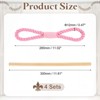 Unique Bargains Cotton Hand-Woven Decorative Drape Curtain Tiebacks with Wood Club - 2 of 4