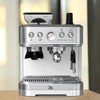 Stainless Steel Silver Espresso Machine with Bean Grinding, Conical Burr Grinder, Press-Touch Grinding System, 15 Adjustable Grind Settings - 3 of 4