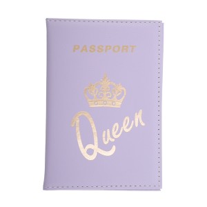 Unique Bargains Crown Letter Passport Holder 1 Pc - 1 of 4