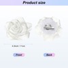 Unique Bargains Handmade Big Rose Flower Brooches and Pins for Women 4.3 Inch 1 Pc - 3 of 4