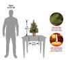 2' Unlit Flocked Crestwood Spruce Artificial Christmas Tree with Cones and Berries - National Tree Company - 4 of 4