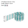 Unique Bargains Dollhouse Home DIY Decorative Miniature Ornament Wood Picket Fence - 2 of 4