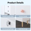 Ruvalino Decorative Storage Cabinets Kids 3 Drawer Dresser for Bedroom and Nursery Storage, White, 31.5"*11.81"*28.94" - 4 of 4