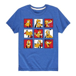 Boys' - Disney - Pluto Grid Short Sleeve Graphic T-Shirt - 1 of 4