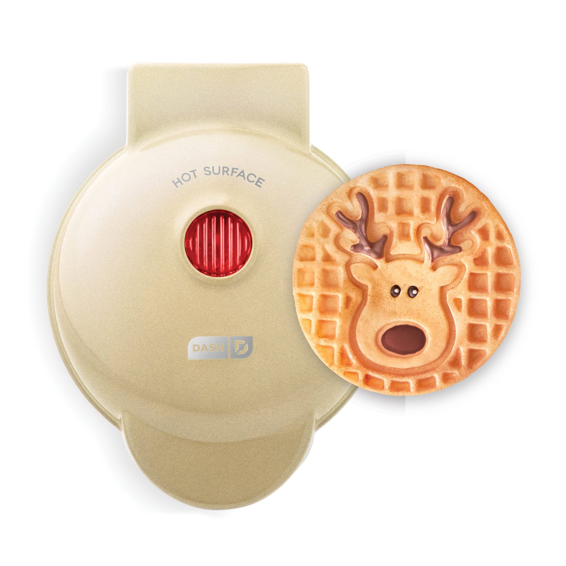 Dash Reindeer Mini Waffle Maker
