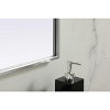 Elegant Lighting Metal Frame Arch Mirror 40x34 Inch in Silver - 4 of 4