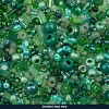 John Bead Czech Glass Seed Beads Bag Arts & Crafts Embellishments Green Assorted Mix 50 Grams - 3 of 4