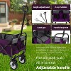 Minimeetall Strap , Collapsible Foldable Wagon Cart with strapping system Beach Wagon , Utility Cart , Utility Wagon Grocery Cart - 4 of 4