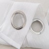 Lonnie 2-Piece Room Darkening Grommet Curtain 38" x 84" White by Rt Designers Collection - 4 of 4