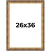 PosterPalooza | Museum Gold Picture Frame - UV Acrylic, Foam Board Backing, Hanging Hardware - 2 of 4