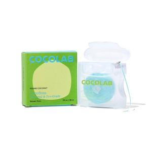 Cocolab Cocofloss Refillable Woven Expanding Dental Floss - Young Coconut - 33yd - 1 of 4
