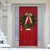 Puleo 30in Pre-Lit Decorated Wreath: 70 Clear Incandescent Lights, Indoor/Outdoor, Artificial Pine - 2 of 3