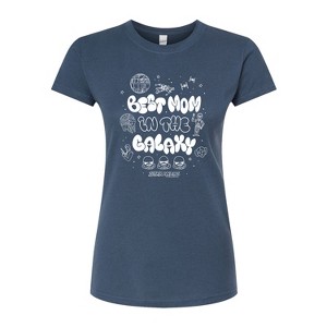Women's - Star Wars - Best Mom in the Galaxy Fitted Graphic T-Shirt - 1 of 2