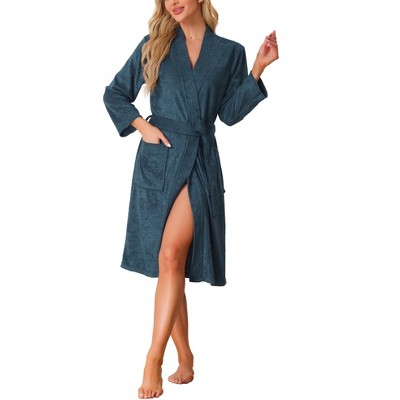 cheibear Women's Durable Luxury Lightweight Spa Resort & Hotel Bathrobe