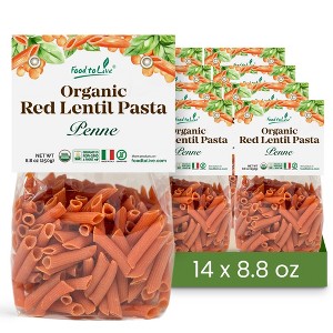 Organic Red Lentil Penne Pasta, 8.8 OZ - by Food To Live - 1 of 4