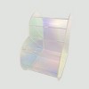 Cur8 Acrylic Irridecent Makeup Brush Holder Heart - 4 of 4