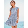 Women's Printed Tie Back Dress - LASCANA - 3 of 4
