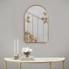 GlasFlength Decorative Wall Mirrors Boho Mirror Vanity Mirror Frameless Wall Art Decor Wall Mirrors for Living Room, Gold, 1.75"*15.75"*25.75" - 2 of 4