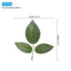 Unique Bargains Silk Cloth Plastic Artificial Leaves - 2 of 4