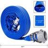 NAYSAYE Cleaning Tool Pool Backwash Hose Reinforced PVC Water Discharge Hose for Outdoor Cleaning , Blue, 13.2"*10.90"*4.20" - 2 of 4