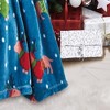 Plazatex Christmas Dogs Micro plush Decorative All Season Multi Color 50" X 60" Throw Blanket - 2 of 3