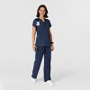 Wink Nova Women's Flex-n-Reach Shoulder Panel V-Neck Scrub Top - 3 of 4